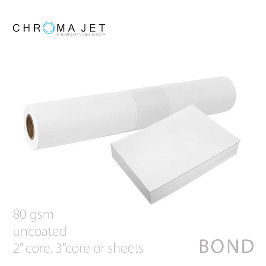Chromajet 80gsm Supreme White Bond Paper & Plotter Rolls