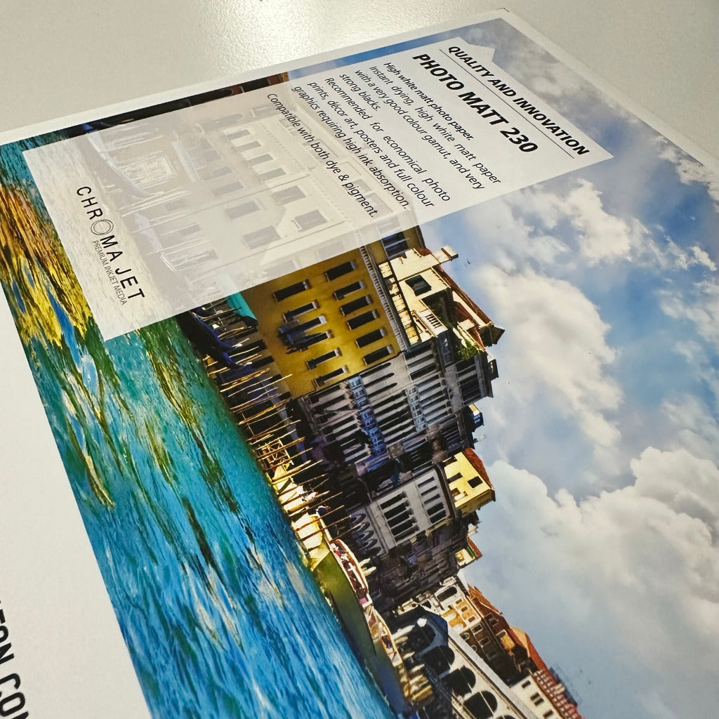 Chromajet Photo Matt 230 High White Photo Paper