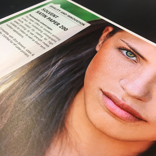 Solvent Satin Paper 200