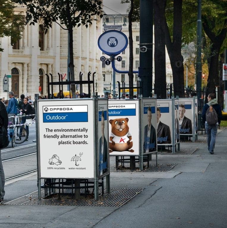 Oppboga Outdoor Paper Board for Signage (Selling in pallets, Quantities available below)