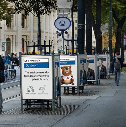 Oppboga Outdoor Paper Board for Signage (Selling in pallets, Quantities available below)