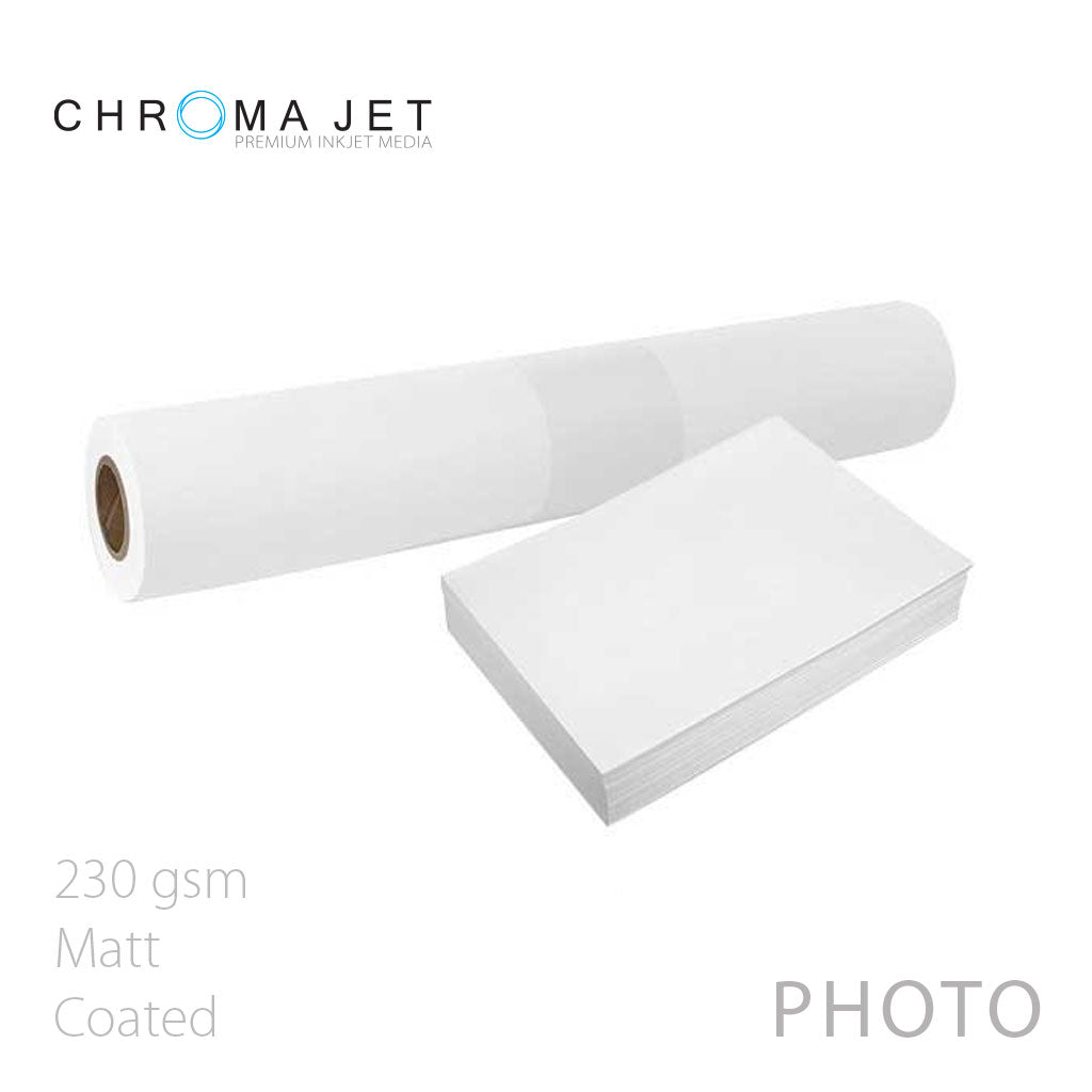 Chromajet Photo Matt 230 High White Photo Paper