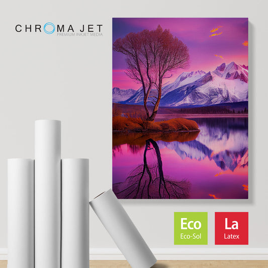 Chromajet Eclipse Premium Solvent Canvas Metallic 380gsm