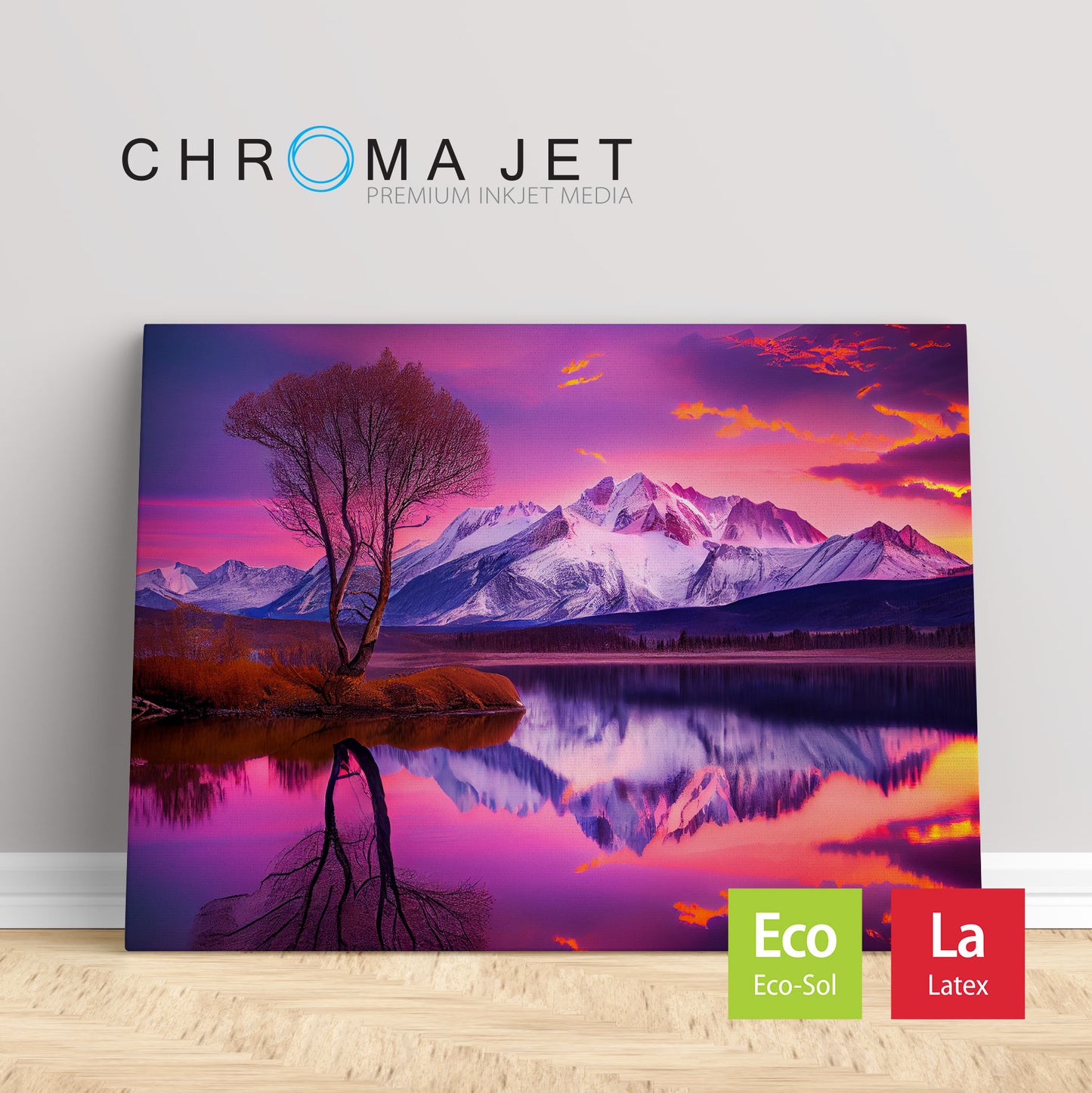 Chromajet Eclipse Premium Solvent Canvas Metallic 380gsm